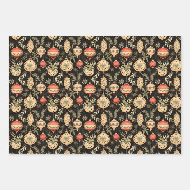 Christmas Vintage Wrapping Paper (Front)