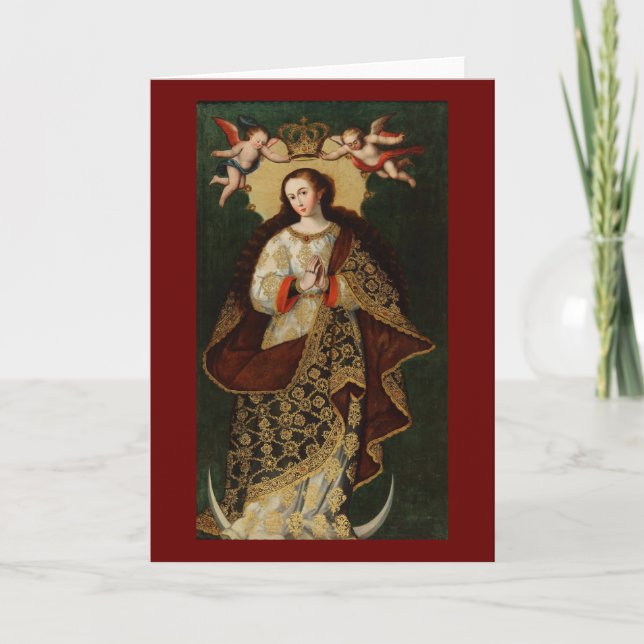 CHRISTMAS VIRGIN HOLIDAY CARD (Front)