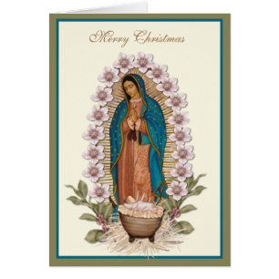 Christmas Virgin Mary Guadalupe Jesus manger
