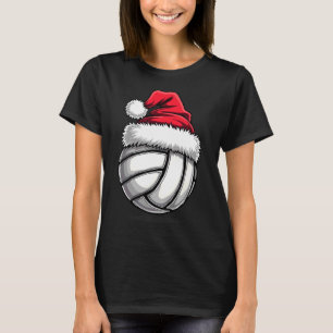 Christmas Volleyball Santa Hat 3 T-Shirt