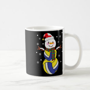 Christmas Volleyball Snowmans Kid Volleyball Xmas  Coffee Mug