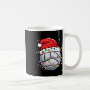 Christmas Volleyball Xmas Santa Sports Hat Ball Ki Coffee Mug