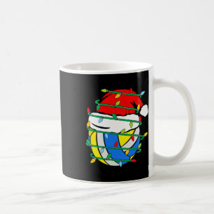 Christmas Volleyball Xmas Santa Sports Kids Boys M Coffee Mug