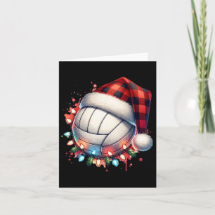 Christmas Volleyball Xmas Volleyball Player 1 Card
