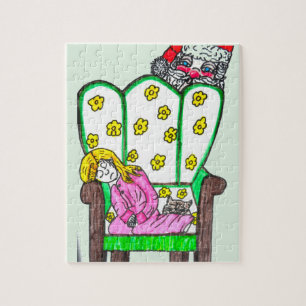 CHRISTMAS WAITING FOR SANTA   JIGSAW PUZZLE