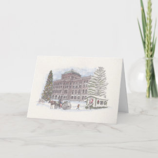 Christmas Walk in Geneva Christmas card