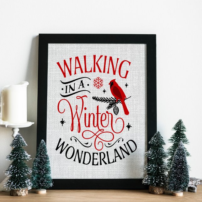 Christmas Walking in a Winter Wonderland Poster (Creator Uploaded)
