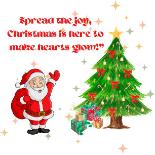 Christmas wall clock