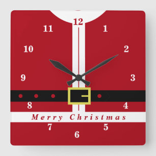 Christmas Wall Clock Santa Claus Gifts