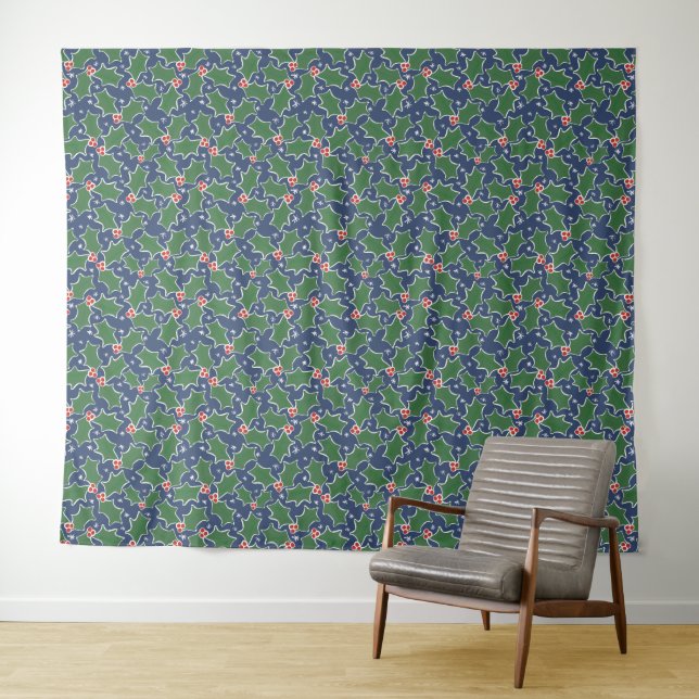 Christmas wall hanging Party backdrop  Tapestry (In Situ (Horizontal))