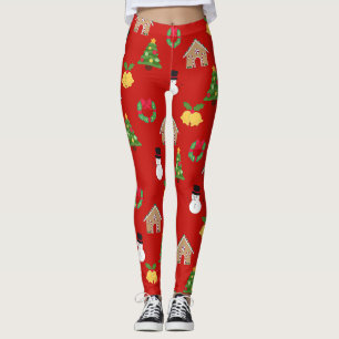 christmas wallpaper pattern background gifts red leggings