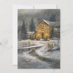 "Christmas Warmth" Invitation