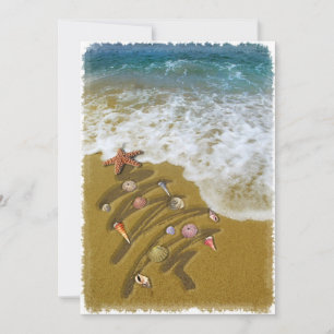 Christmas Washed Up on Shore Invitation