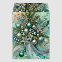Christmas Watercolor Blues