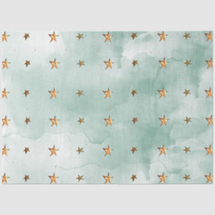 Christmas Watercolor GoldI Design 16 Tissue Paper