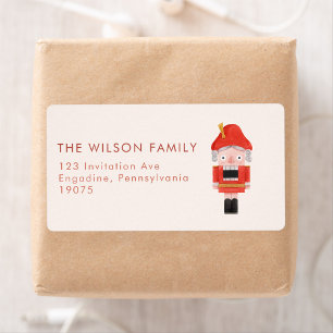 Christmas Watercolor Merry Christmas Adress Label