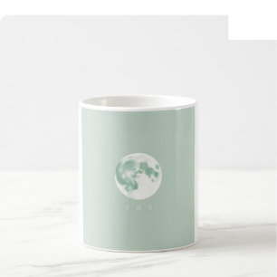 Christmas Watercolor Mug - White & Green