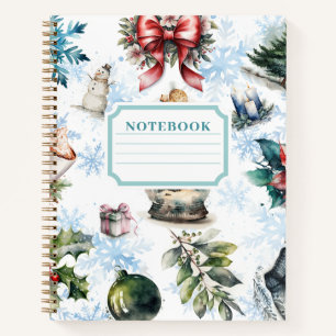 Christmas Watercolor Notebook