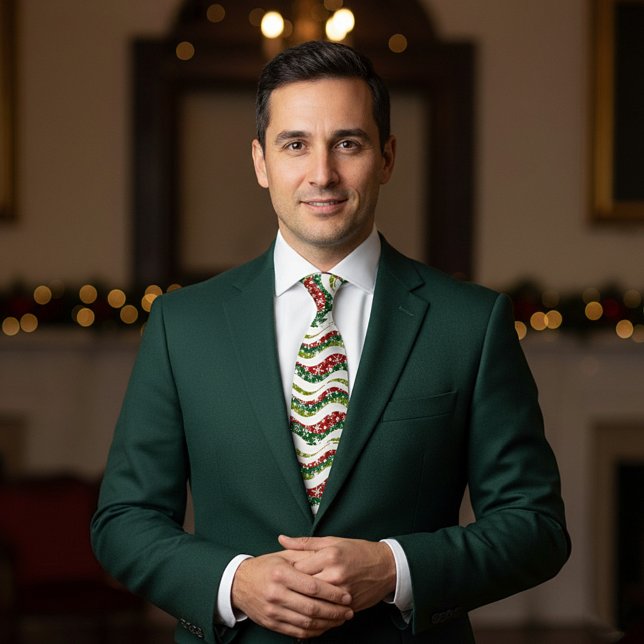 Christmas waves and snowflakes  tie (Creator Uploaded)