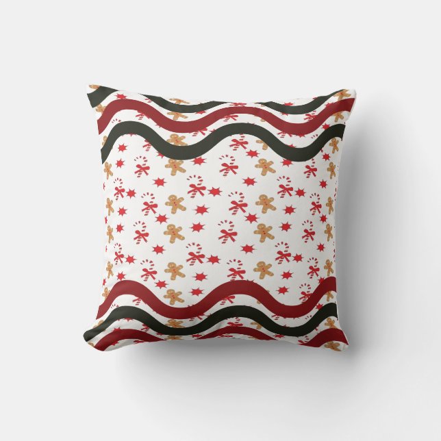 Christmas Waves  Cushion (Front)