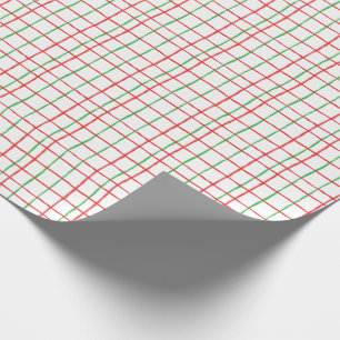 Christmas Waves of Reds and Greens Wrapping Paper