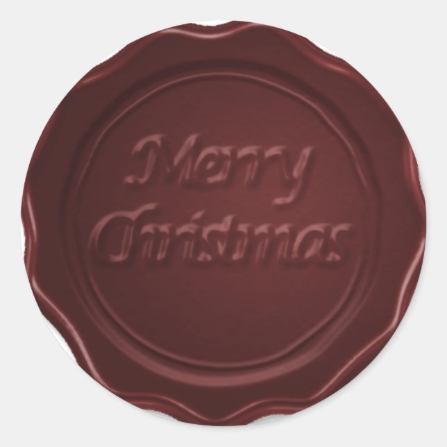 Christmas wax seal sticker (Front)
