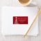 Christmas Wedding Address Red Silver