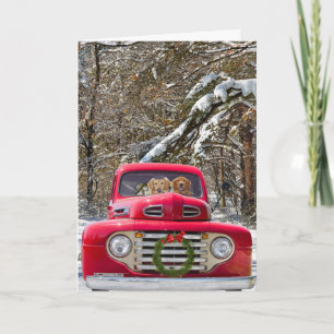 Christmas Wedding Anniversary Holiday Card