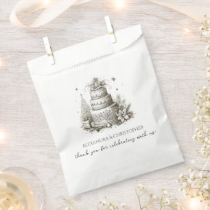 Christmas Wedding Favour Bag