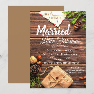 Christmas Wedding Invitation