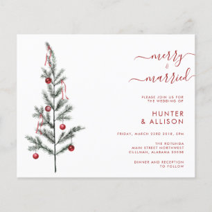 Christmas Wedding Invitation