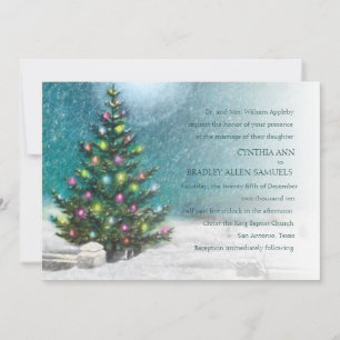 Christmas Wedding Invitation