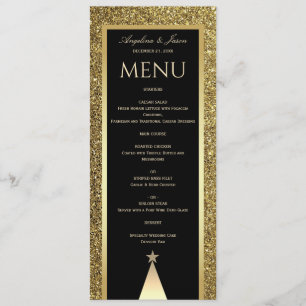 Christmas Wedding Menu