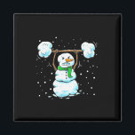 Christmas Weightlifting Snowman Shirt Funny Snowma Magnet<br><div class="desc">Christmas Weightlifting Snowman Shirt Funny Snowman Gym</div>