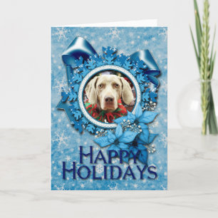 Christmas - Weimaraner - Lucy Holiday Card