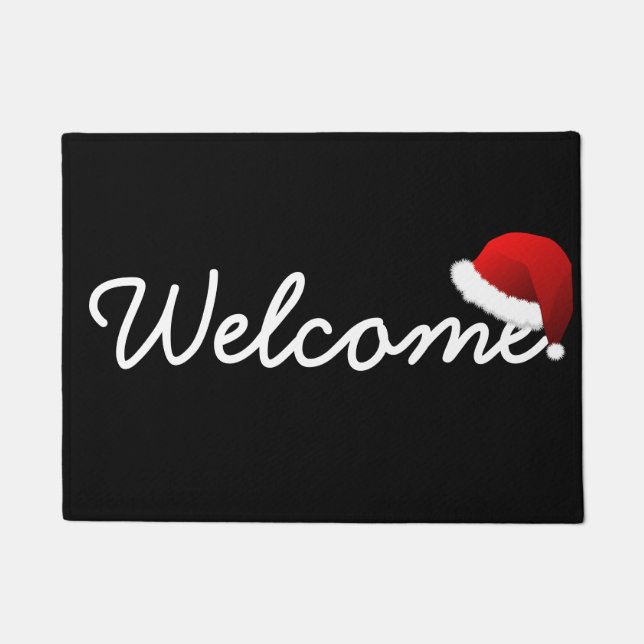 Christmas Welcome Door Mat (Front)