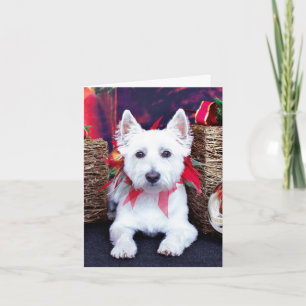 Christmas - Westie - Bella Holiday Card