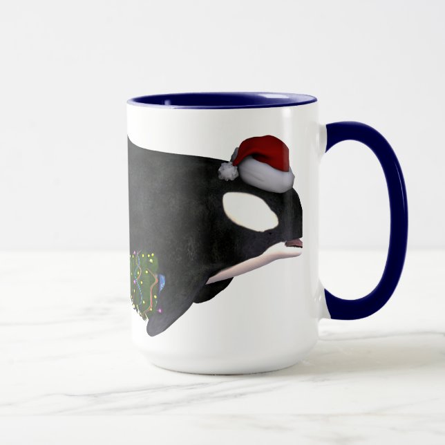 Christmas Whale Mug (Right)