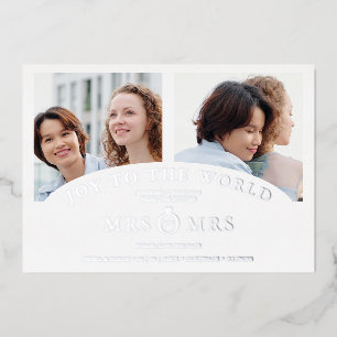 Christmas White Chic Luxury Grey 2 Photos Collage