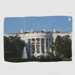 Christmas White House for Holidays Washington DC Golf Towel