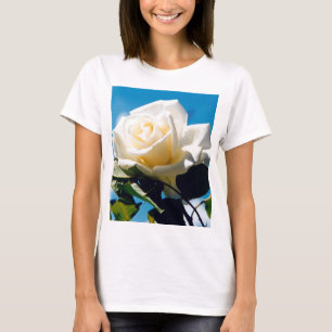 Christmas White rose - Celebrating Life T-Shirt