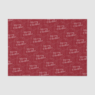 CHRISTMAS white seamless pattern with LINES Tissue Paper