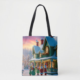 Christmas Whoville-Inspired  Tote Bag