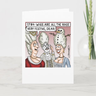 Christmas Wigs Holiday Card