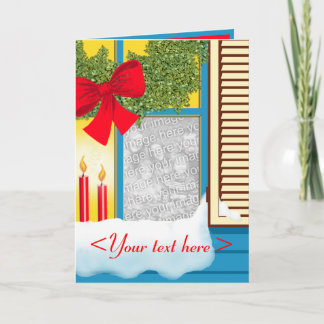 CHRISTMAS WINDOW Card