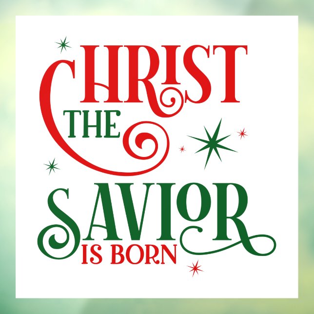 Christmas Window Cling (Sheet 3)