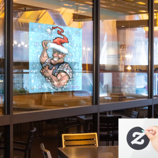 Christmas Window Cling (Restaurant Window)