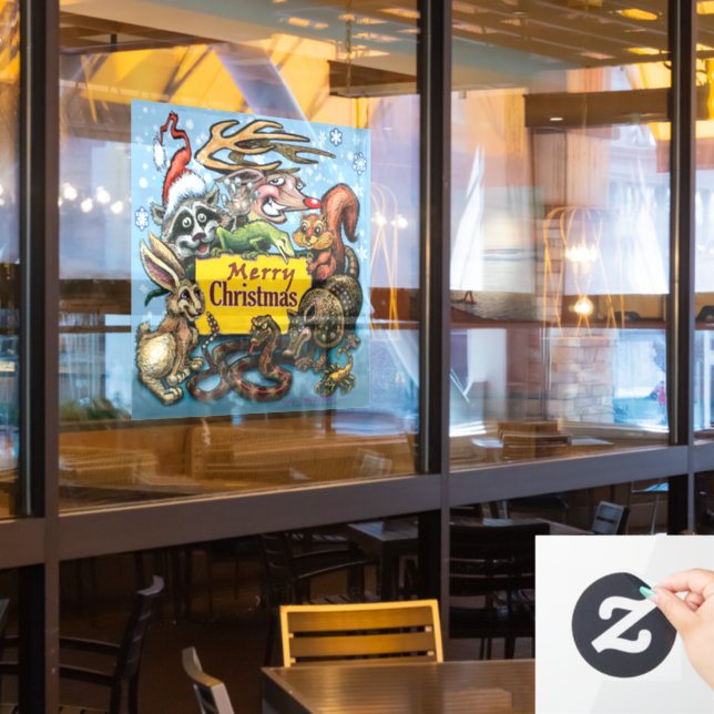 Christmas Window Cling (Restaurant Window)