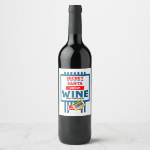 Christmas Wine And Sparkling Wine Labels