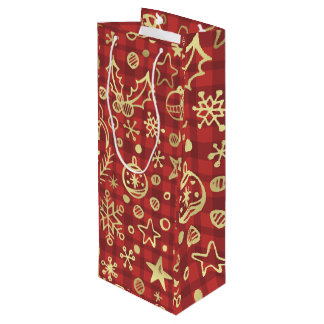 Christmas+wine+bag Wine Gift Bag
